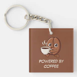 Porte-clés Little Kaka – Propulsé par le Café
