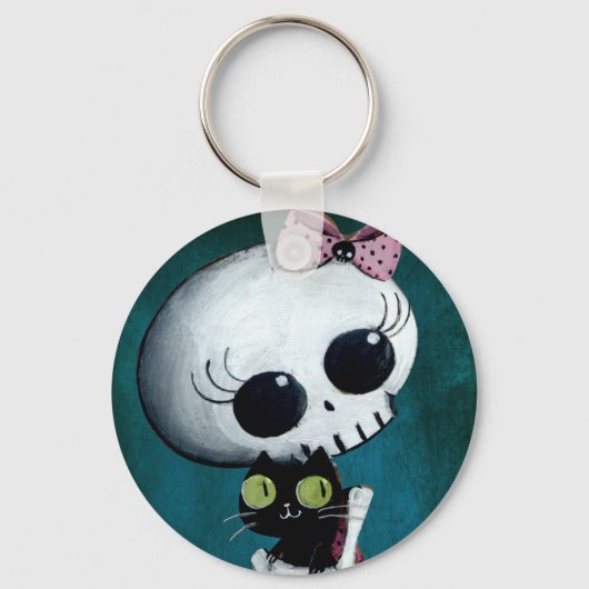 Porte-clés Little Miss Death - Halloween Beauté (Recto)