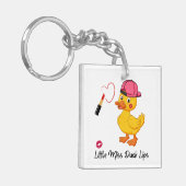 Porte-clés "Little Miss Duck Lips" (Devant gauche)