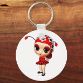 Porte-clés Little Miss Ladybug (Recto)