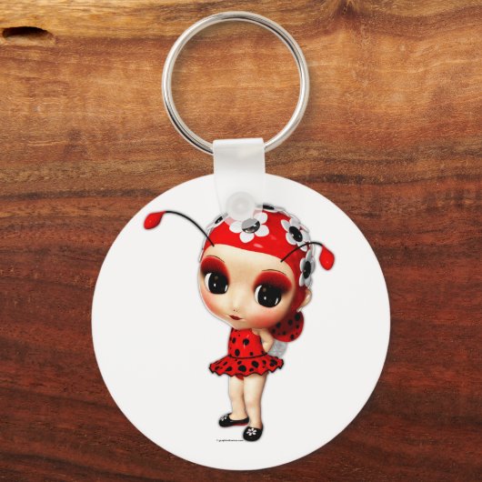 Porte-clés Little Miss Ladybug (Recto)