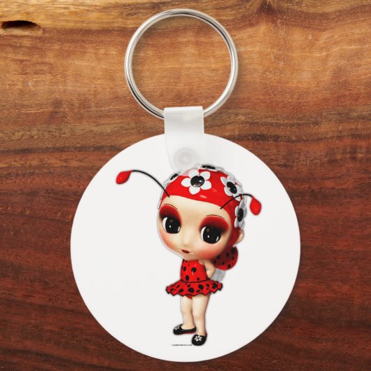 Porte-clés Little Miss Ladybug (Recto)