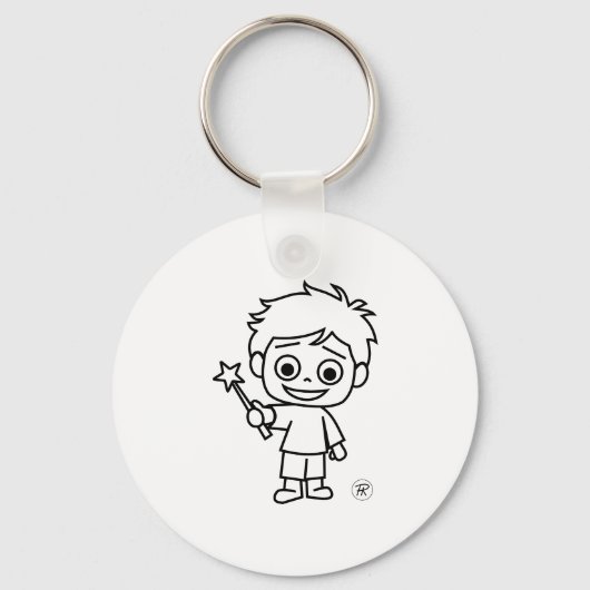 Porte-clés Little Phiri et baguette magique (Recto)