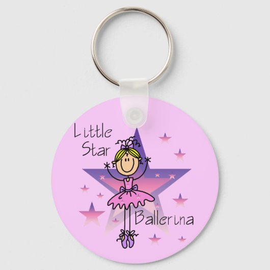 Porte-clés Little Star Ballerina - Cheveux blond (Recto)