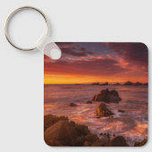 Porte-clés Littoral | Sunset Pacific Grove Carmel California (Recto)