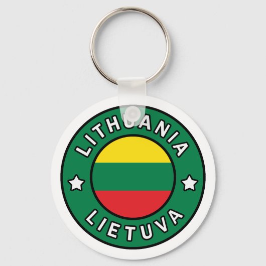 Porte-clés Lituanie Lietuva (Recto)