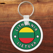 Porte-clés Lituanie Lietuva (Recto)