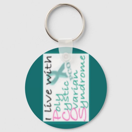 Porte-clés Live avec PCOS (Recto)