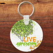Porte-clés Live Green (Recto)