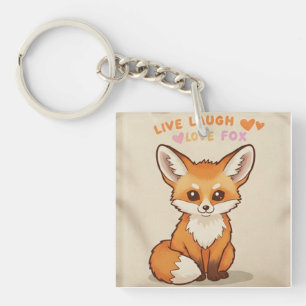 Porte-clés Live Lauder mignon renard