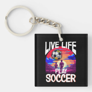 Porte-clés Live Life Play Soccer, Accessoire de ventilateur d