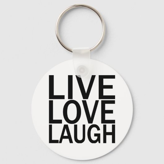 Porte-clés Live Love Laugh (Recto)