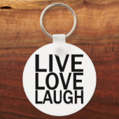 Porte-clés Live Love Laugh (Recto)