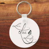 Porte-clés Live love Laugh (Recto)