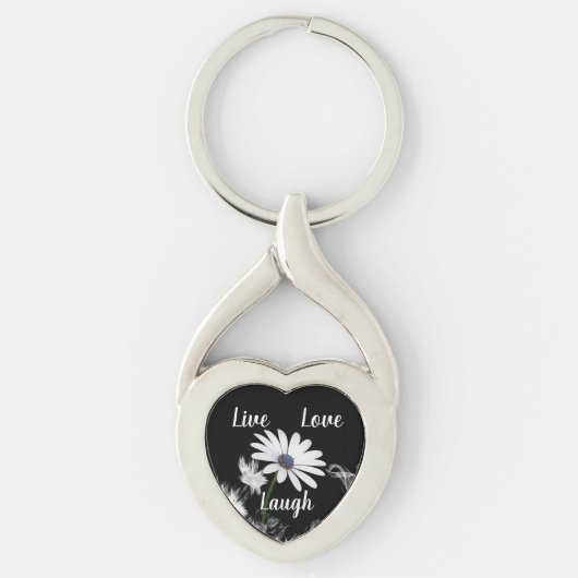 Porte-clés Live Love Laugh Daisy (Devant)