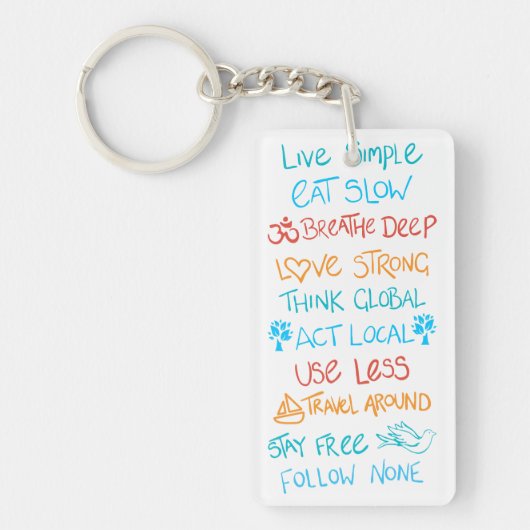 Porte-clés Live Simple 2 (Devant)