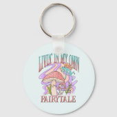 Porte-clés Livin' In My Own Fairytale - Frog & Champignons (Verso)