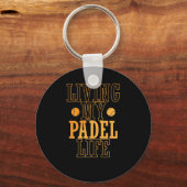 Porte-clés Living My Padel Life (Recto)