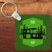 Porte-clés Livraison Conteneur Home (Recto)