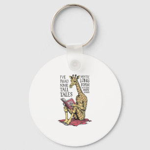 Porte-clés Livre amusant Giraffe Longue Forme Lire Contes lon