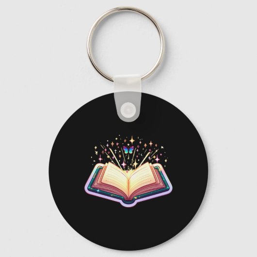 Porte-clés Livre Arc-en-ciel (Recto)