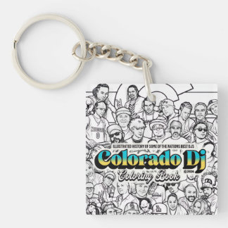 Porte-clés livre de coloriage Djs Colorado