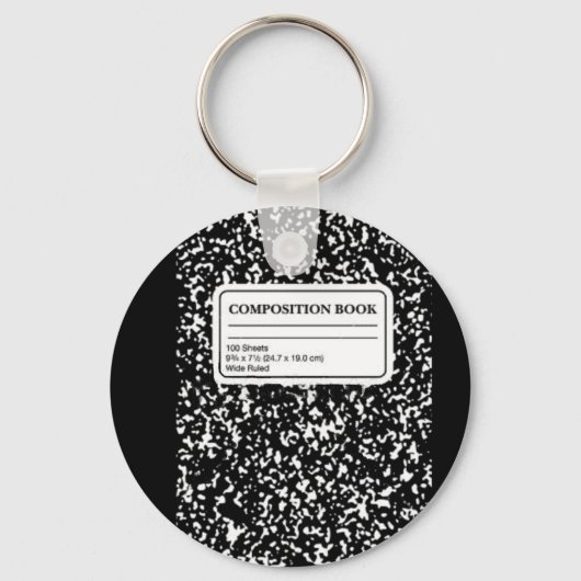 Porte-clés Livre de composition/Étudiant-Enseignant (Recto)