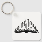 Porte-clés Livre de construction de villes de la connaissance (Recto)