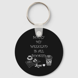 Porte-clés Livre Lover Drôle Citation Graphique Design Mignon