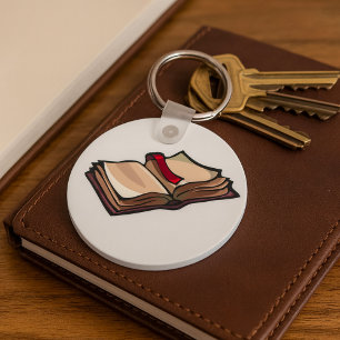 Porte-clés livre ouvert