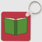 Porte-clés Livre vert de dessin (Dos)
