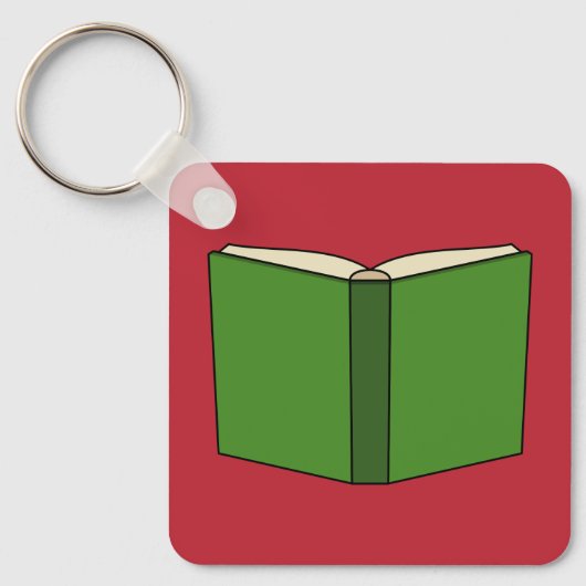 Porte-clés Livre Vert Dessin Animé (Recto)