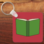 Porte-clés Livre Vert Dessin Animé (Recto)