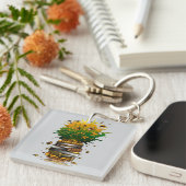 Porte-clés Livres à ananas (Devant Droit)