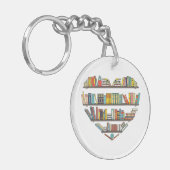 Porte-clés Livres cool Lecture Hommes Femmes Livre Lover Lite (Devant gauche)