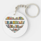 Porte-clés Livres cool Lecture Hommes Femmes Livre Lover Lite (Dos)