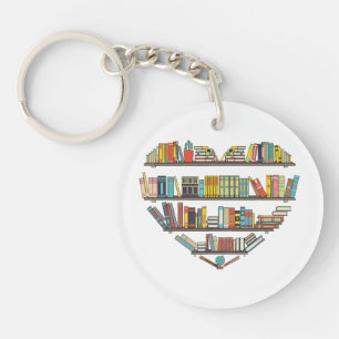 Porte-clés Livres cool Lecture Hommes Femmes Livre Lover Lite