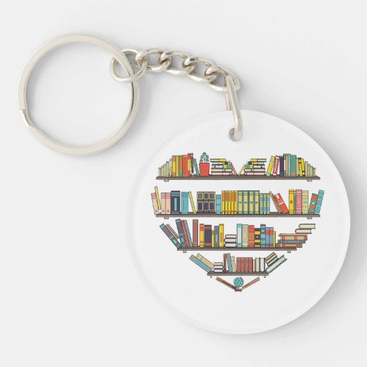 Porte-clés Livres cool Lecture Hommes Femmes Livre Lover Lite (Devant)