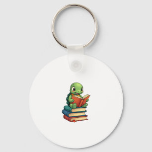 Porte-clés Livres de lecture de tortues adorables (3)