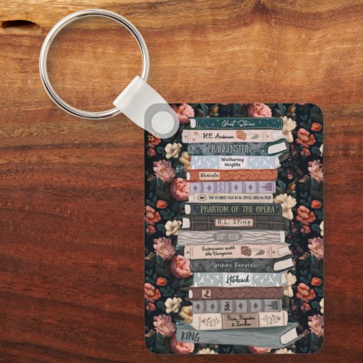 Porte-clés Livres d'horreur gothique (Recto)