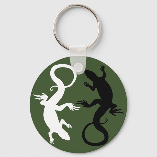 Porte-clés Lizard Art Porte - clé Cool Retro Reptile Art Cade (Recto)