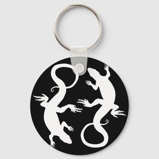 Porte-clés Lizard Art Porte - clé Cool Retro Reptile Art Cade (Recto)