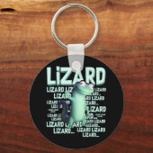 Porte-clés Lizard Lizard Lizard Lizard Funny Weirdcore meme V (Recto)