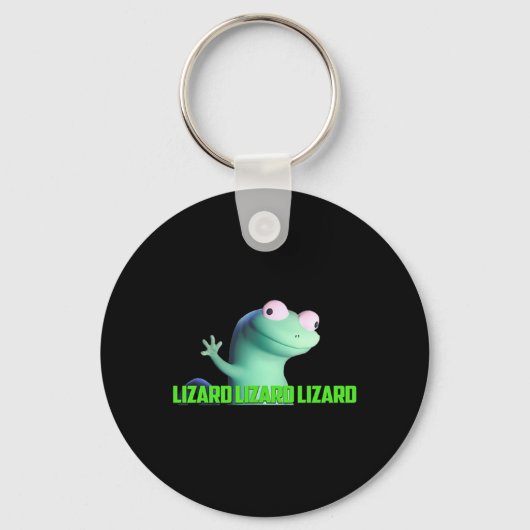 Porte-clés Lizard Lizard Lizard Lizard Funny Weirdcore meme V (Recto)