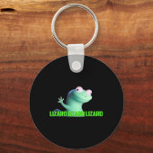 Porte-clés Lizard Lizard Lizard Lizard Funny Weirdcore meme V (Recto)
