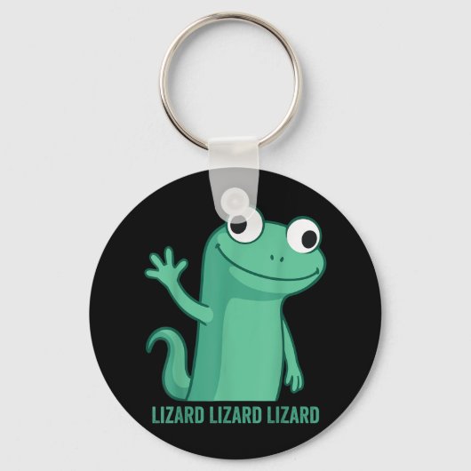 Porte-clés Lizard Lizard Lizard Mème Drôle Hommes Femmes (Recto)