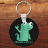 Porte-clés Lizard Lizard Lizard Mème Drôle Hommes Femmes (Recto)