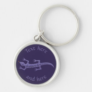 Porte-clés Lizard Mauve