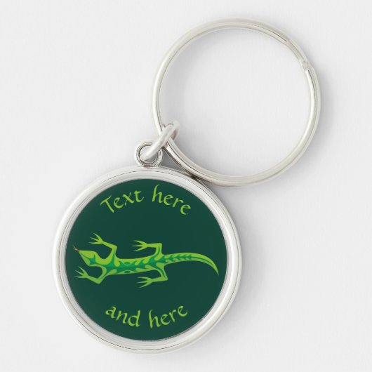 Porte-clés Lizard vert (Devant)