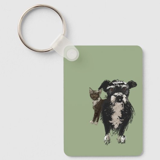 Porte-clés Lizzie & Kitty (Recto)